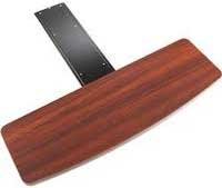 Omnirax KMSOM-MF Keyboard/Mouse Shelf In Mahogany Finish For Omnidesk