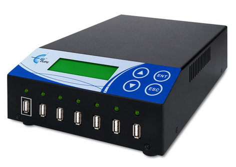 EZ Dupe EZDUSB6T 6 Target USB Duplicator In Black