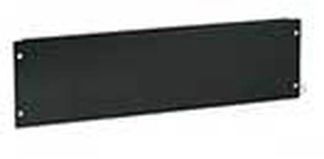 Winsted 99144 8 3/4" Blank Rack Panel, Black 99144
