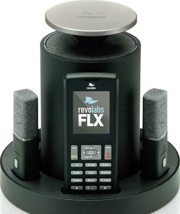 Revolabs 10-FLX2-002-VOIP FLX™ VoIP Conference Phone System with 2 Wearable Mics 10-FLX2-002-VOIP
