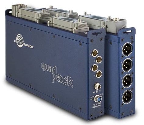Lectrosonics Quadpack Dock for (2) SRA/SRA5P Receivers QUADPACK