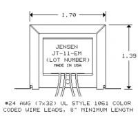 Jensen Transformers JT-11-EMCF Transformer 1:1 Bifilar Output