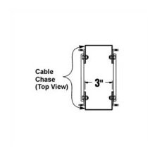 Middle Atlantic Products 5CC-21-26 Cable Chase Kit (for 5-21-26 Rack) 5CC-21-26