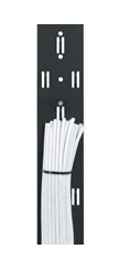 Middle Atlantic Products LACE-37LP 3.5" Wide, 37-Space Lacer Strip (Qty. 6, with Raised Lances) LACE-37LP