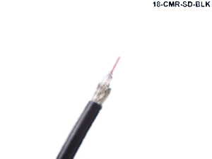 Liberty AV Solutions 18-CMR-SD-BLK Dual Shielded RG6 Analog Video/Audio Cable, 1000ft Reel 18-CMR-SD-BLK