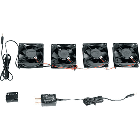 Middle Atlantic DCFANKIT-4 100 CFM Fan Kit For MBRK Racks And Mounts To Rear Access Panel