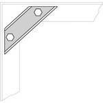 Middle Atlantic MRK-Z4 Seismic Floor Anchor Brackets (Set Of 4)