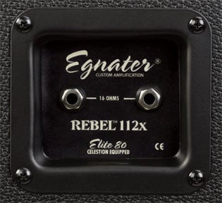 Egnater REBEL-112X Rebel 112X Guitar Extension Cabinet, 1x12"