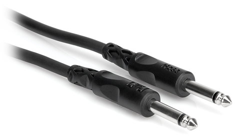 Hosa CPP-110 10ft Unbalanced Interconnect Audio Cable - 1/4" TS to Same CPP110