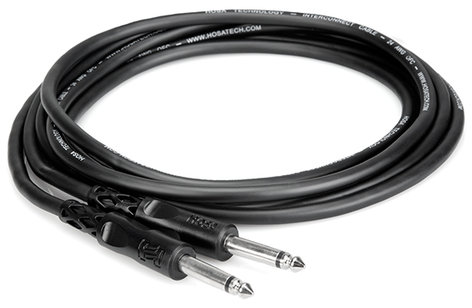 Hosa CPP-115 15ft Unbalanced Interconnect Audio Cable - 1/4" TS to Same CPP115