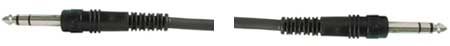 Hosa CSS-105 Audio Cable, 1/4" Male to 1/4" Male, Stereo, 5 Feet CSS105
