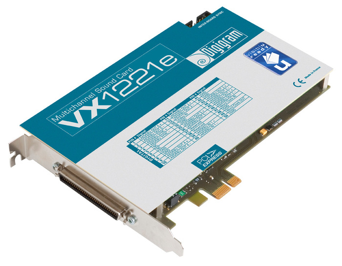 Digigram VX1221E PCI Express Stereo Sound Card VX1221E
