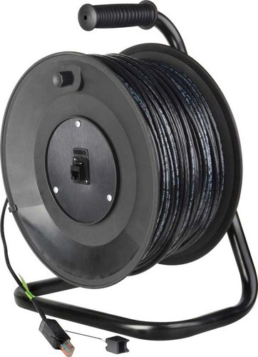 TecNec MKR-12-250PS Jackreel Deluxe, Belden 1583 CAT5, ProShell RJ45 Connectors, 250ft MKR-12-250PS