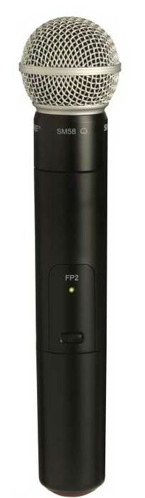 Shure FP2/SM58-J3 Handheld Transmitter with the SM58, 572-596 FP2/SM58-J3