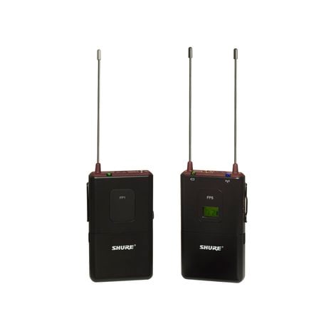 Shure FP15-G5 FP Bodypack Wireless System for Lav, Headset & Instrument Mics, 494-518 FP15-G5