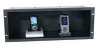 Middle Atlantic Products SH-DMP-S Portable Media Shelf with Black Textured Finish SH-DMP-S