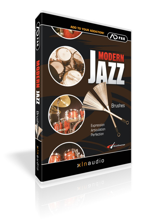 XLN Audio ADPACK-MODERN-JAZZ-B ADPACK Modern Jazz Brushes Modern Jazz Brushes Add-On Pack For Addictive Drums