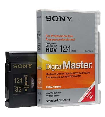 Sony PHDV124DM DVCAM/HDV Standard Cassette, 124 min. PHDV124DM