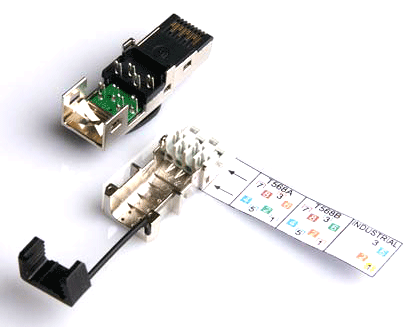 Liberty AV 1401405012-I RJ45 Shielded CAT6A Tool-Less Connectors