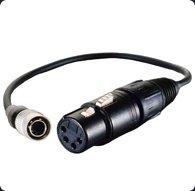 Cable Techniques CT-AJA-12 Power Cable, XLR 4-Pin M - XLR 4-Pin Male CT-AJA-12