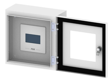 FSR, Inc OWB-CP1-W-WHT Outdoor Wall Box and Cover with Window OWB-CP1-W-WHT