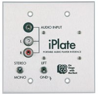 Pro Co iPlate Portable Audio Player Interface Wall Plate IPLATE