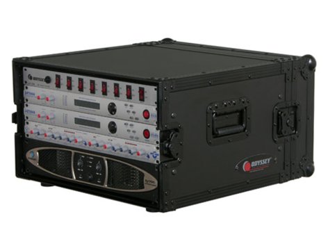 Odyssey FZAR06BL Pro Amplifier Rack Case, 6 Rack Units, Black