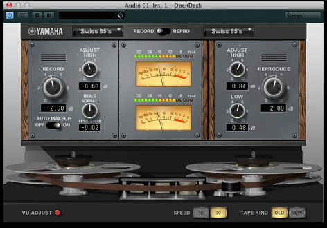 Steinberg VINTAGE-OPEN-DECK Vintage Open Deck Analog Tape Software Plug-in (VST3/VST2.4/AU)[DOWNLOAD]