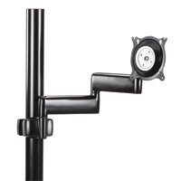 Chief KPD110B Dual Arm Pole Mount, Black