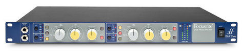 Focusrite Pro ISA TWO Dual Mono Microphone / Instrument Preamplifier