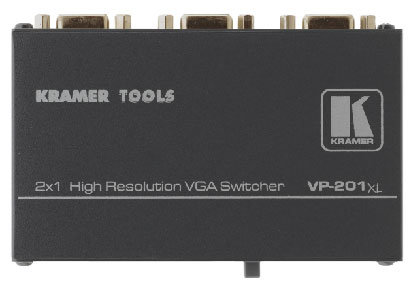 Kramer VP-201XL 2x1 Computer Graphics Video (VGA/XGA) Mechanical Switcher VP201XL