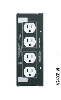 Middle Atlantic M-2X15A 15 Amp Double Duplex MPR Module