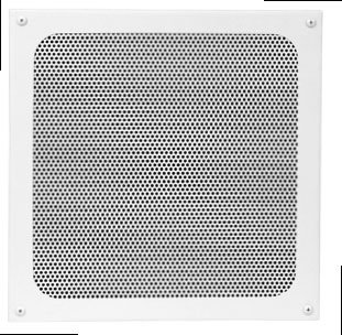 Lowell JG-8X White Screw-Mount Square Grille for 8" Speaker JG-8X