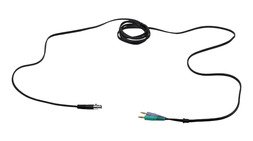 AKG MK HS MiniJack 9.8" Headset Cable, TA6F To Two 1/8" Mini-Jacks For PC And Conferencing