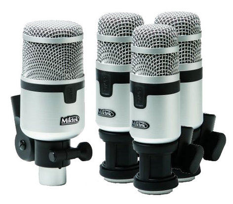 Miktek Audio PMD4 Drum Microphone Kit (1 x PM11, 3 x PM10) PMD4