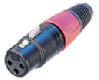 Neutrik NC6FXS-BAG 6-Pin XLR Female Cable Connector (Black) NC6FSX-BAG