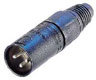 Neutrik NC6MSX Bag 6-pin XLR Male Cable Connector (Black) NC6MSX-BAG