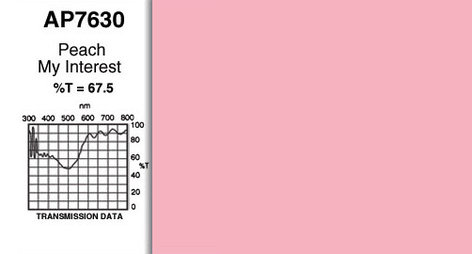 Apollo Design Technology AP-GEL-7630 "Peach My Interest" 20" x 24" Gel Sheet AP-GEL-7630