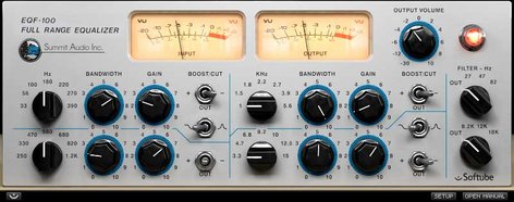 Softube EQF-100 Equalizer Summit Audio EQ Software Plug-In - VST3/AU/RTAS/AAX EQF-100-EQUALIZER