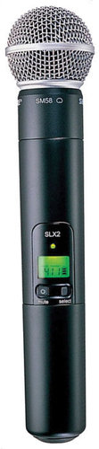 Shure SLX2/58 Wireless Handheld Transmitter with SM58 Microphone Cartridge SLX2/58