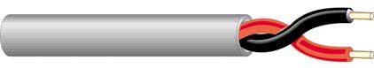West Penn 221-1000-GRAY Wire 2c 22ga Stranded, Jackted, 1000ft 221-1000-GRAY
