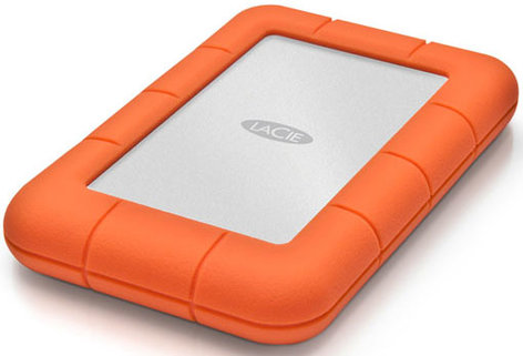 LaCie 301558 Rugged Mini 1TB Portable Hard Drive USB 3.0 | USB 2.0