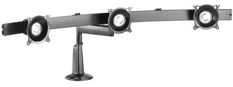 Chief KCS320B Triple Monitor Single Arm Desk Mount