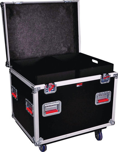 Gator G-TOURTRK302212 30"x22"x22" Utility Case With Dividers And Casters, 12mm Construction