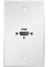 PanelCrafters PC-G1790-E-P-W HDMI Passthrough Wall Plate Connector (White)