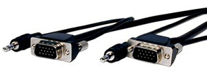 Comprehensive MVGA15P-P-15HR/A Micro VGA HD15 Cable, 15'