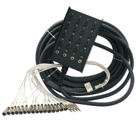 RapcoHorizon Music S8x4-75 S Series 75 ft 12-Channel, 8x4 Snake with 1/4" Returns S8X4-75