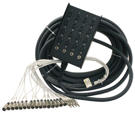 RapcoHorizon Music S12X4-150 150 feet Stage Snake, 16 channel, 12x4 with 1/4" returns S12X4-150