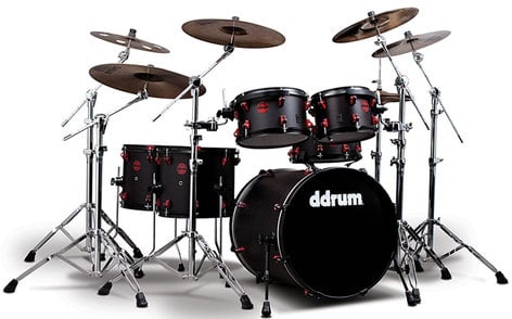 ddrum Hybrid 6 Piece Hybrid Acoustic Drum Kit with Acoustic Pro Triggers HYBRID-6