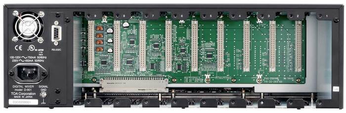 TOA D-901 US Modular Digital Mixer With 12 Inputs, 8 Outputs